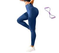 3D Compression Leggings, High Waist Tummy Control Resistance Band Legging, Scrunch Butt Lift Sport Pant, Toned Leg & Buttock (H,Grand)