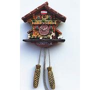 3D coucou horloge de l'Autriche Aimant de Réfrigérateur de Voyage Souvenir Cadeau Maison Cuisine Réfrigérateur Décoration Magnétique Autocollant Collection Artisanat
