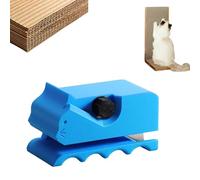 3D Coupe-Carton pour Griffoirs DIY Griffoir pour Chat Carton Coupe Portable Machine à Découper le Carton pour Griffoirs à Chat Pour Bricolage de Grattage de Chat, Barres Grattage Chat Fait Maison-Bleu