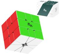 3D Cube de Puzzle YJ MGC Square-1 spécialement moulé,Twistit Speed Cube Lisse et Rapide,Cérébral Apaisant Le Cerveau,Convient aux Amateurs de dés