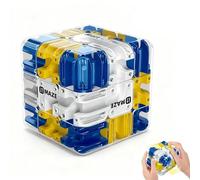 3D Cube Labyrinthe, Puzzle Interactif avec Bille, Jeu de Réflexion pour Entraînement Mental et Détente, Casse-tête 3D pour Enfants et Adultes (2)
