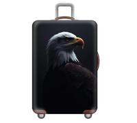 3D d'animaux Housse De Protection pour Bagages,Lavable, éLastique,avec Fermeture éClair DissimuléE,Housse De Valise Voyage,Trolley Case Cover Protector De 18 à 32 Pouces (Oiseau,S(18-21inch))