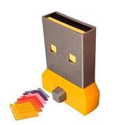 3D Desk Note Holder With Hidden Storage Compartment, 3D Printed Giant USB Organizer | Magnetic Closure, Included 6 Colorful Stencils, For Home, School, Offices, Holiday, Travel, Daily, Bedroom