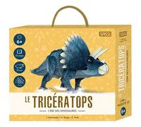 3D Dinosaures. Le tricératops - Nathalie Nédélec-Courtès - Sassi - Boîte ou accessoire - Jeux livres objets