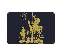 3D Don Quixote by Pablo Mat Anti-Slip Spanish Artist Kitchen Bathroom Living Room Rug Carpet -40x60cm