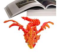 3D Dragon Toy, 13 inch Articulated Flying Figurine, Flexible Animal Model for Desk Display, Kids Birthday Gift, Children’s Day Present, New Year Surprise, Creative Collectible, 12.6x7.68x2.36 inches