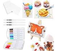 3D Drawing Magic Canvas Sponge Papier de peinture texture mousse Kit de peinture à texture magique Magic Puffy Paint KIT PEINTURE