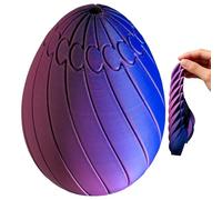 3D Egg Toys - Printed Rotating Puzzle, Easter Fidget with Interactive Design, Stress Toy, Desk Accessory, Fun Gadgets for Classroom Rewards Office Break Or Holiday Surprises Home Living Room