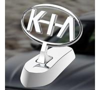 3D Emblème Couverture Avant de Voiture en Métal pour Kia KX5 | Autocollant Badge Chromé pour Capot | Lettres Logo Décorative Accessoires,A