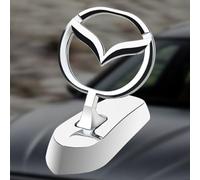 3D Emblème Couverture Avant de Voiture en Métal pour Mazda CX-70 | Autocollant Badge Chromé pour Capot | Lettres Logo Décorative Accessoires,A