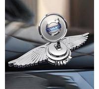 3D Emblème Couverture Avant de Voiture en Métal pour Volvo Air Motion | Autocollant Badge Chromé pour Capot | Lettres Logo Décorative Accessoires,B