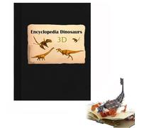 3D Encyclopedia Prehistorica Dinosaurs, Funny Interactive Pop-Up Dino Book, Dinosaur Faits, 3D Pop-Up & Design interactif, Cadeau pour Les Amoureux de Dinosaures (A)