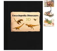 3D Encyclopedia Prehistorica Dinosaurs | La couverture rigide pop-up définitive | Livre interactif amusant sur les dinosaures | Connaissances intéressantes et faits éducatifs pour les enfants et les