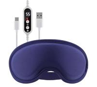 3D Eye Massager with Timer USB Electric Heating Eye Mask 5-Level Hot Compress Massager Sleep Shading Eye Fatigue Relief