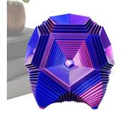 3D Fidget Toys - 3.94x4.57 inches Honeycomb for Sensory Cube, Expanded with Printed Design, Stress Relief Toy for Office, School, Desktop, Classroom, Travel, Boys, Kids, and Compact Focus Enhancer