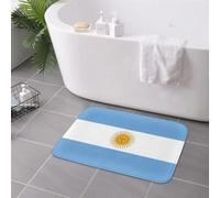 3D Flag of Argentina Anti-Slip Doormat Floor Mat Carpet Rug for Kitchen Entrance Home Bathroom Living Room Footpad Mats-60x90cm