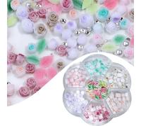 3D Fleurs Ongles Feuille Rose Ongles Art Décorations Ongles Art Accessoires pour Ongles en Acrylique