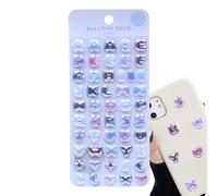 3D Floating Stickers, 3D Colorful Glitter Decals, Small Bubble Stickers with Fun Design, Kids Sticker for Craft, Stationery Accessory, Sticker Set for Preschool, Kindergarten, Classroom, Birthday