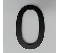 3D Flottant Auto-Adhésif Plaque Maison Numéros 4 Pouces 10cm Porte Moderne 3M Autocollants Adresse Boîte Aux Lettres Extérieure Numérique Numéro Signe Noir Mat Signalisation Pour Yard Street (0)