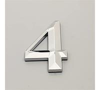 3D Flottant Auto-Adhésif Plaque Maison Numéros 7cm Argent ABS Autocollant Chiffre Porte Signe Placage Chiffres Nombre Tag Hôtel Accueil Extérieure Étiquette D'adresse Pour Cour Rue (4)