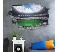 3d Football Autocollants Muraux Stickers Muraux Football Stikers Murals Enfant Garçon Foot Poster Du Stade Chambre D'enfant Autocollant Mural De Football Chambre Garçon Couloir Décor 84x60cm