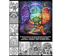 3D Forest Animals and Unique Tree House Mandala Coloring Book Volume 2: Relaxing and Stress-Relieving Designs for Teens/Adults, Discover 50 amazing ... intricate mandalas, and magical treehouses