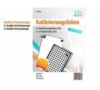 3D FreeSculpt Feuilles d'étalonnage auto-adhésives A4 pour TriScatch