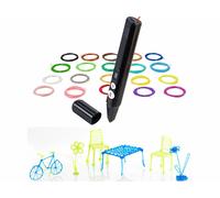 3D FreeSculpt Stylo d'impression 3D compact avec 20 filaments PLA colorés