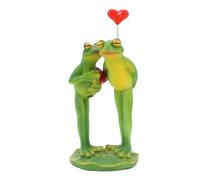 3D Frog Decor Couple Figurine Mignon Ornement Excentrique Décoration de Bureau à Domicile