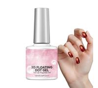 3D Gel For Nails - 10ml Clear Lustrous Painting Use | 3D Nail Sculpting Gel Home Beauty Salon Dormitory Travel Business Trip, Beginners Professionals