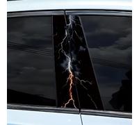 3D Geometric Car B-Pillar Decal 20x50cm Waterproof(K)