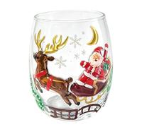 3D Glass Christmas Coffee Mugs Non-Slip Grip Hot and Cold Drinks Drinkware