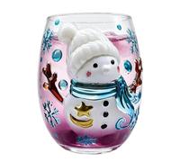 3D Glass Christmas Coffee Mugs Non-Slip Grip Hot and Cold Drinks Drinkware