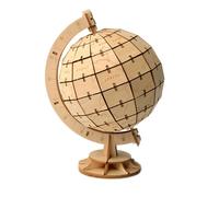 3d Globe En Bois Puzzle Blocs Assemblage Bricolage Modèle Jouets Bois Artisanat Bureau Decor