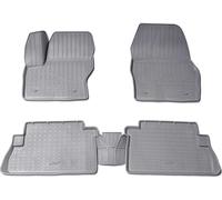 3D Gomma Tappetini Per Ford Kuga II DM2 Bj 2013 - 2019 Grigio Con Bordo