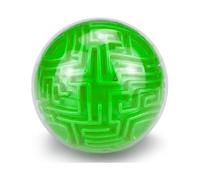 3D Gravity Memory Order Maze Ball Educational Toy Gift Children Adult-Challenge Game Lovers Small Ball Brain Teaser Game (Green)
