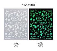 3d Halloween Nail Art Slider Glow In The Dark Shoous Nail Sticker",Pumpkin,Spider Star,Moon Decals,"Polish Ouvertement Jicy001-017 - Type Stz-Y010