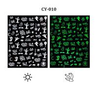 3d Halloween Nail Art Slider Glow In The Dark Shoous Nail Sticker",Pumpkin,Spider Star,Moon Decals,"Polish Ouvertement Jicy001-017 - Type Cy-010