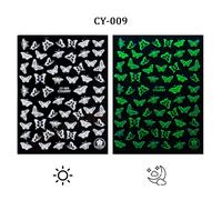 3d Halloween Nail Art Slider Glow In The Dark Shoous Nail Sticker",Pumpkin,Spider Star,Moon Decals,"Polish Ouvertement Jicy001-017 - Type Cy-009