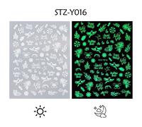 3d Halloween Nail Art Slider Glow In The Dark Shoous Nail Sticker",Pumpkin,Spider Star,Moon Decals,"Polish Ouvertement Jicy001-017 - Type Stz-Y016