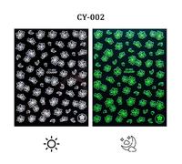 3d Halloween Nail Art Slider Glow In The Dark Shoous Nail Sticker",Pumpkin,Spider Star,Moon Decals,"Polish Ouvertement Jicy001-017 - Type Cy-002