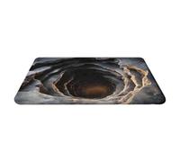 3D Hole Rug - Bottomless Design Optical Illusion Carpets,Non-Slip Door Pads Floor Mat for Indoor Outdoor Bathroom Kitchen Bedroom Living Room Playroom Study Terrace Porch Doorway