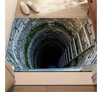 3D Hole Rug, Rugs That Look Like a Hole, Trap Optical Illusion Bottomless Non-Slip Doormat, Test & Game with Your Cat Or Dog, for Door Entrance, Bathroom, Living Room (13, 40 * 60cm/15.7 * 23.6in)