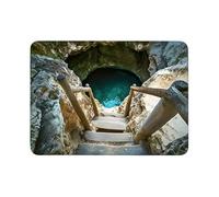 3D Hole Rug - Soft Modern Non-Slip Carpet | 40x60cm Or 50x80cm Optical Illusion Rug with Crystal Velvet, Plush 3D Carpet with Anti-Skid Backing for Living Room, Bathroom, Kitchen, Entryway, Balcony