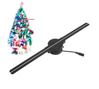 3D Hologram LED Fan Projector, 16.5in LED Fan Projector, Holographic Display Fan, LED Fan Hologram Projector, 244 LED Light Fan Projector, High-resolution Hologram Fan, Christmas Tree Hologram Project