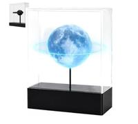 3D Holographic Fan, 20cm Air Imaging Stereoscopic Display with Protective Case, 80 LED, 1024 * 1024 Resolution, App Control, Holographic LED Fan Display Box for Business Ads