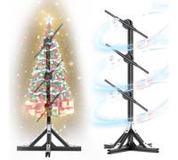 3D Holographique Display Fan Projecteur pour Halloween, Noël et Fête Publicité - Effet Hologramme 3D Épissure pour Boutiques et Bars