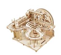 3D-Holzpuzzle, mechanisch, manuell, Modellbausatz, Marmor-Lauf mit 4 Kugeln, für Erwachsene und Jugendliche, Geschenk