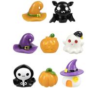 3D Horror Halloween Decoration Charms, Scary Nightmare Ghost Chucky Spooky Pumpkin Fall Charm for Boy Girl Kids Teens Men Women and Adults Gifts