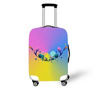 3D Housse de Valise Elastique, DOTBUY Réutilisable Anti-rayures Lavable Bagages Étui Protéger Coffre Voyage Trolley Zippé Résistant Robuste Couvre Protection
